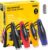 UNIWA Electronic Whistle, 4 Pack Handheld Whistle for Outdoor Sports | Electric Whistle with Lanyard Three Tone Distinct High Volume Outdoor Sport Whistle for Coaches, Referees, P.E. Teacher