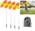 5FT Soccer Corner Flags for Soccer Field Set of 4,Storage Bag (Poles-White) | Soccer Flags Agility Poles Soccer Training Poles,Spring Loaded Adjustable Speed and Agility Training Equipment