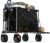 TIMBER RIDGE 400L Folding Double Decker Wagon with Brakes, 54″ Extra Long | Extender Wagon Cart, 450lbs Heavy Duty Collapsible Cart with All-Terrain Big Wheels for Camping, Sports, Shopping