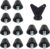 12pcs Football Boot Studs, 0.51in & 0.63in Plastic Soccer Cleats Replacement Spikes with Nail Remover Rugby Soccer Screw-in Spikes for Firm Surfaces Outdoor Athletic Training
