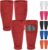 Shin Guard Sleeves 2 Pairs, Soccer Sleeves for Kids & Youth Ages 3-15
