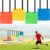4PCS Soccer Goal Targets, 12″ Sides Square with Adjustable Straps | 4 High-Visibility Colors to Improve Shooting Accuracy, Durable & Flexible TPE Material, Also Fits Lacrosse, Hockey & Baseball