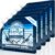 Cooler Shock Reusable Ice Packs for Cooler – Long Lasting Cold Freezer Packs for Coolers and Lunch Boxes – Cooler Ice Packs for Camping Gear, Fishing, Road Trips, Beach Must Haves