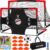 Kids Soccer Goals for Backyard Set of 2, 6×4 ft Portable Toddler Soccer Goal Training Equipment with Soccer Target, Ball, Cones, Soccer Net for Kids Age 3-5 6-8 8-12 10-12-14 Outdoor Sports Games Gift
