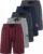5 Pack Boys’ Dry Fit Basketball Shorts Athletic Running Youth Pockets Gym | Available in Youth & Teen Sizes, Soccer, Football, Practice, Elastic Waistband, Drawstring, Golf, Hiking; Light & Breathable