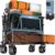 Sekey 500LBS Heavy Duty Double Decker Wagon with Extender, 400L Large Capacity Collapsible Garden Cart Fits 10×10 Canopy, All-Terrain Big Wheels with Brakes, Foldable Utility Wagon for Sports, Camping