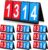 Hiboom Portable Scoreboard Flipper Table Top Score Keeper Waterproof 4 Digital Scoreboard Flipper for Basketball Soccer Tennis Volleyball Cornhole Sports Games P. E Classroom Activities
