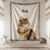 Custom Woven Photo Tapestry Blanket 100% Cotton Pet Picture Blanket | Personalized Wedding Room Decor