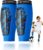 Soccer Shin Guards for Kid Youth, Protective Shin Defender Sleeve | Impact-Resistant Material | Breathable | Lightweight | Anti-slip Grip | Integrated One-Piece Tibia Protect | Machine-washable
