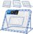 Soccer Baseball Rebounder Soccer Goal Net, Volleyball Rebound Pitchback Net | Quick Switch Angle Soccer Softball Training for Ball Control, Passing, Bounce Back Practice, Easy Setup Lacrosse Soccer Gifts