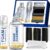 Shoe Cleaner Kit for Sneakers with 3 Brushes and Foam Bottle, 10.6 oz | Deep Cleaning for White Shoes, Leather, Suede, Nubuck, Canvas, Mesh, Boots, Midsoles and Soles