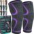 Modvel Compression Knee Brace for Women & Men – 2 Pack Knee Brace for Women Running Knee Pain, Knee Support Compression Sleeve, Workout Sports Knee Braces for Meniscus Tear ACL & Arthritis Pain Relief