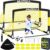Soccer Goal, Kids Soccer Goals for Backyard Set, Pop Up Soccer Net | 2 Pack Portable Soccer Nets with Soccer Ball, Cones, Training Equipment for Youth Toddler Indoor Outdoor Sports Games