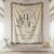 Custom Woven Tapestry Blanket 100% Cotton Personalized Name Text Tapestry | Personalized Wedding Room Decor