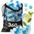 SHENGQIPC Reusable Ice Cubes for Camping, 360 Pack, 12 lbs | No Mess, No Diluting, BPA-FREE, Slow Melt, Refreezable, Large Pack for Drinks, Cooler, Party, Bars, Ice Bath, Outdoor Parties