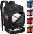 Soccer Backpack,Soccer Bag with Ball Holder and Shoe Compartment | Large Water Resistant and lightweight Sport Bags ，fits basketball, volleyball, football gear，Youth Soccer Gifts