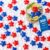 Star-Shaped Reusable Ice Cubes, 300 Pack Refreezable Ice Cubes Perfect for Independence Day & World Cup Parties, Kid‘s Birthday Parties, School Events, Chills Drinks Without Diluting