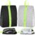 2 Pcs Smell Proof Cleat Bag for Travel,Black, Gray | Fits Soccer Cleats, Golf & Gym Shoes, Active Carbon Fabric, Odor Absorbing & Water Resistant, Ideal for Sports Daily Storage