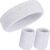 WILLBOND 3 Pcs Sweatbands Set 80s 90s Neon Sports Headband Tennis Striped Sweat Band Sports Competitions Games for Men Women Party Supplies