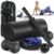 Foam Roller Set – High Density Back Roller, Muscle Roller Stick | Foot Fasciitis Ball, Stretching Strap, Massager Ball for Whole Body Physical Therapy & Exercise, Back Pain, Leg, Deep Tissue