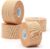 OK TAPE 4 Rolls Athletic Tape, Sports Tape for Injuries, Rigid, Easy Tear | Medical Tape, Wrist Tape, No Sticky Residue, Secure Ankle, Finger, Knee- 1.5inch x 15yards (Beige)