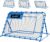 VEVOR Soccer Baseball Rebounder Net, 3 Angles Adjustable Soccer Goal Rebounder for Control, Passing Practice, Heavy-Duty Iron Frame & PE Net, Easy Setup Ball Training Equipment for Teens&Adults