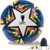 Professional Soccer Ball Size 5,4 | Thermal Bonded Waterproof PU Match-Quality Training Ball with Pump