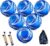 Realspring 6 Pcs Soccer Balls Bulk Official Size 3 4 5 with Pump Needle Storage Bag Soccer Balls for Youth Outdoor Training Practice Game Sport Gift Back to School