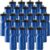50 Strong | Bulk Water Bottles, 24-Pack, 22 oz, Sports Squeeze, Blue