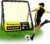 Happy Jump Portable Soccer Rebounder Net for Kids Soccer Training Practice