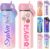 Personalized Kids Water Bottle with Name – UV Printed 18oz Stainless Steel | Straw Lid – BPA Free, Leak-Proof – Back to School, Preschool & Sports, Birthday & Holiday Gifts for Boys Girls