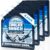 Cooler Shock Reusable Ice Packs for Cooler – Long Lasting Cold Freezer Packs for Coolers and Lunch Boxes – Cooler Ice Packs for Camping Gear, Fishing, Road Trips, Beach Must Haves